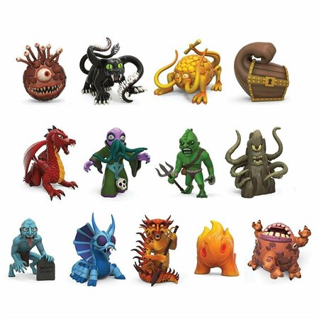 MARCHA 3 in. Dungeons & Dragons Vinyl Mini MS1 Display Novelties - 24 Piece MA2738663